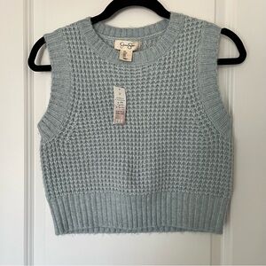 NWT Jessica Simpson Small Light Blue Sweater Vest